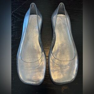 Jeffrey Campbell Clear Jelly Ballerina Flats